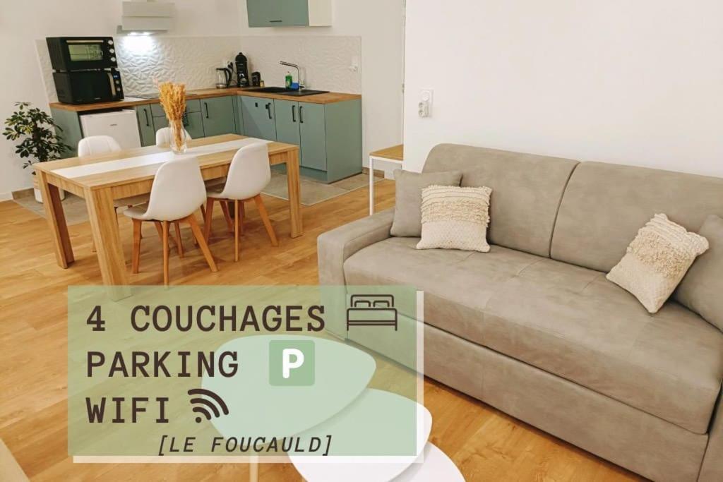 Le Foucauld 4 Canapes, Parking, Wifi Appartement Lourdes Buitenkant foto